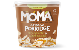 Moma Porridge - Almond Butter & Salted Caramel - 12x55g