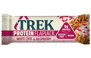 Trek Protein Flapjack - White Choc Raspberry - 16x50g