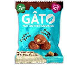 Gato Nut Butter Cookies - Hazelnut Double Choc - 10x33g