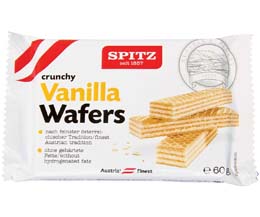 Spitz Vienna Vanilla Wafers - 18x60g
