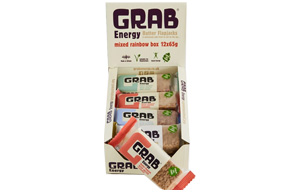 Grab - Energy Flapjacks - Rainbow Mixed Box - 12x65g