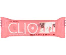 Clio - Soft Nougat Bar With Raspberries - 16x40g