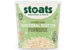 Stoats - Porridge Pots WITH LIDS - Traditional Scottish - 16x60g