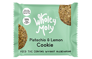 Wholey Moly Cookies - Pistachio & Lemon - 12x35g