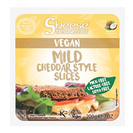 Sheese Vegan Sliced Mild Cheddar Style - 6x200g