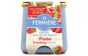 La Fermiere - Strawberry Yoghurt - 6x140g