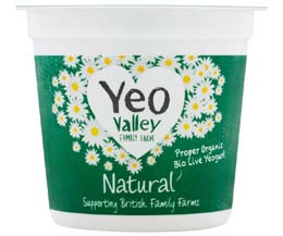 Yeo Valley - Wholemilk Natural Yoghurt - 12x120g