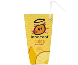 Innocent Kids Wedge Juice - 100% Tropical - 24x180ml