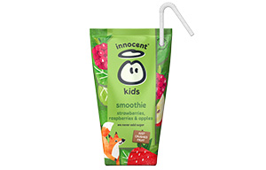 Innocent Kids Wedge Smoothie - Strawberries,Raspberries & Apples - 16x150ml