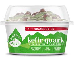 Biotiful - Kefir Quark Topper - Cranberry & Seeds - 6x180g