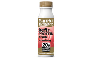 Biotiful - High Protein Kefir Drink - Strawberry - 6x330ml 