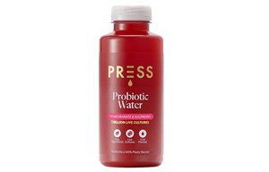 PRESS - Pomegranate & Raspberry Probiotic Water - 6x400ml