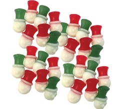 Christmas - Jelly Snowmen with hats - 1x3kg