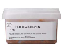 Sandwich Filler - Marinated Red Thai Chicken - 1x1kg