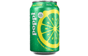 Poppi - Sparkling Soda Drink - Lemon & Lime - 24x330ml