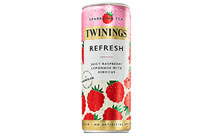 Twinings - Sparkling Tea - Raspberry Lemonade with Hibiscus - 12x250ml
