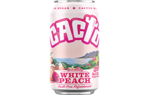 CACTO - Cactus Water - Sparkling White Peach - 12x330ml