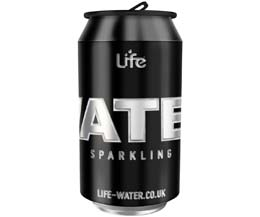 Life Water - Cans - Sparkling - 24x330ml