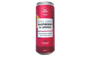 We Made - Cans - Raspberry & Lemon - 12x330ml