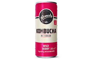 Remedy Kombucha - Wild Berry - 12x250ml