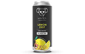 KAYTEA - Cold Brew Black Tea - Lemon Zest - 12x330ml