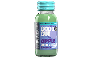 Unrooted Shot - Good Gut - Apple Cider Vinegar & Ginger - 12x60ml Glass