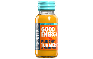 Unrooted Shot - Punchy Turmeric - Good Energy - 12x60ml Glass