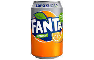 Fanta Cans - Zero Orange - 24x330ml