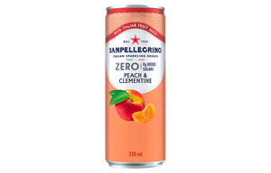 San Pellegrino - Zero - Peach & Clementine - 24x330ml Cans