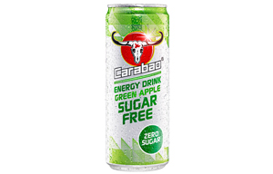 Carabao Cans - Sugar Free Green Apple - 12x330ml