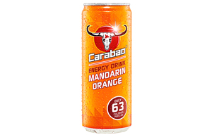 Carabao Cans - Mandarin Orange - 12x330ml