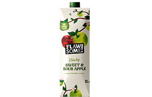 Flawsome! - Sweet & Sour Apple Cold-Pressed Juice - 12x1L