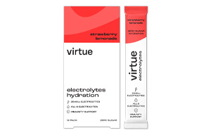Virtue Electrolytes Hydration Sachet - Strawberry Lemonade - 12x5g