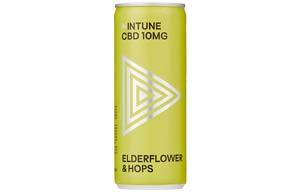 INTUNE - CBD Sparkling Drink - Elderflower & Hops - 12x250ml