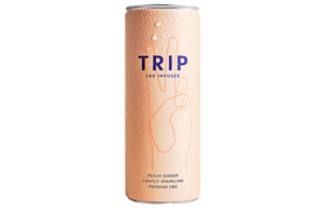 TRIP - CBD Infused - Peach Ginger Botanical Drink - 24x250ml