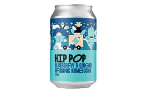 Hip-Pop Kombucha - Blueberry & Ginger - 12x330ml