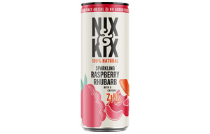 Nix & Kix - Raspberry & Rhubarb - 12x250ml