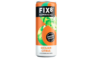 Fix8 Kombucha - Can - Sicilian Citrus - 12x250ml