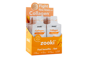 Zooki Marine Collagen, Mango & Peach - 20x15ml