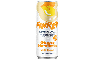 FHIRST Living Soda - Ginger Mandarin - 12x330ml