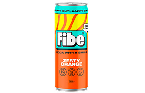 Fibe - Soda Zesty Orange - 12x250ml