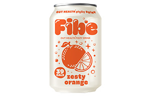 Fibe - Gut Health Soda - Zesty Orange - 12x330ml