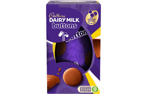 Easter - Cadbury - Small Egg - Dairy Milk Buttons - 12x90g