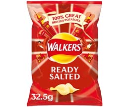 Walkers - Ready Salted - 32x32.5g