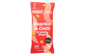 Brave Roasted Peas - Paprika & Chilli - 12x35g