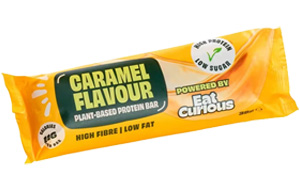 Eat Curious - Caramel - Plant Based Protein Bar - 24x38g