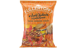 Fullerton's Crisps - Jerk Chicken & Scotch Bonnet - 24x40g