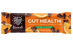 Biomel - Gut Health Bar - Chocolate Orange - 12x45g