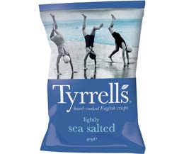 Tyrrells - Lightly Sea Salted - 24x40g