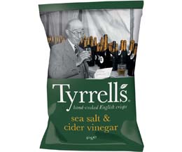 Tyrrells - Sea Salt & Cider Vinegar - 24x40g